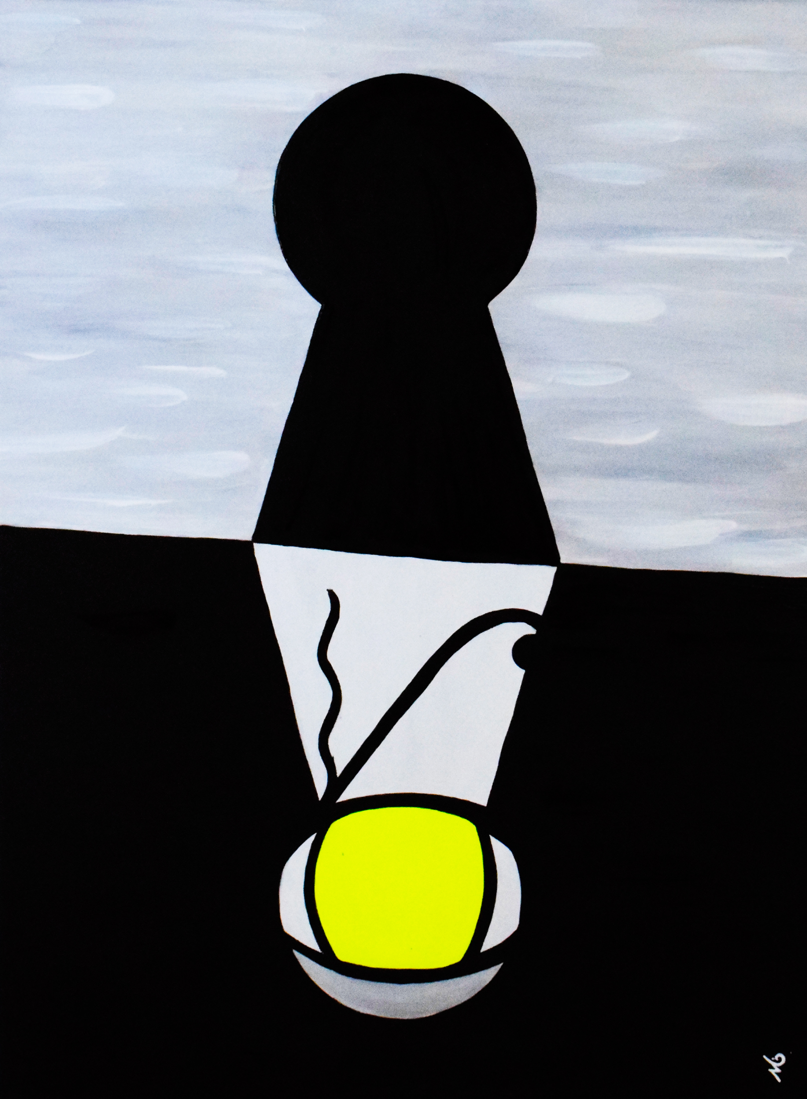 Secret des Dieux, peinture acrylique par Era de Nyx